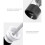 Electric Salt and Pepper Grinder One Hand Automatic Operation Adjustable Coarseness Battery Powered Automatic Grinding-B 10