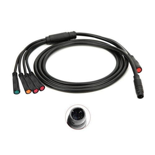 Waterproof 9Pin Main Cable for Electric Bike Controller Dashboard Connection Cable 2PIN+3PIN+5PIN for Some KT Controller