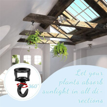 Ceiling Hook Lighting Hook Orchid Hook for Hanging Plants Swivel Hook for Ceiling Installation Cavity Wall Fixing