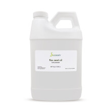 Soapeauty Leinsamenöl Unraffiniert Kaltgepresst 100% Rein für Haut, Haar & DIY-Rezepte | 64 fl oz