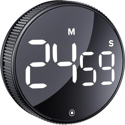 Kitchen Timer with LED Digital Display  Efficana for Home Classroom Gym Office, Brightness Adjustable Timer 1