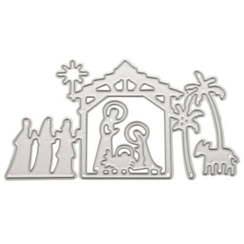 Cutting Dies Stencil Template Scrapbooking Embossing Machine Embossing Stencil Stencils, For Sizzix  Shot / Cuttlebug / And Other Punching Machine