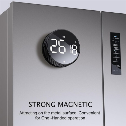 Kitchen Timer with LED Digital Display  Efficana for Home Classroom Gym Office, Brightness Adjustable Timer 2