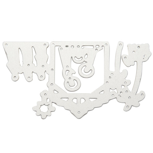 Cutting Dies Stencil Template Scrapbooking Embossing Machine Embossing Stencil Stencils, For Sizzix  Shot / Cuttlebug / And Other Punching Machine 2