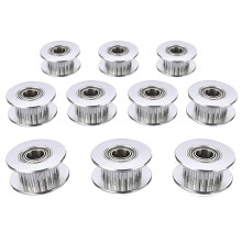 GT2 Idler Timing Pulley Bearing 20T(20 Tooth) 5mm Bore 20 Teeth Suitable For 6mm Belt Reprap 3D Printer(10Pcs)