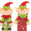 2PCS Christmas Refrigerator Handle Covers Cute Door Handle Gloves Sequin Handle Protector Cartoon for Fridge Microwave 2