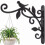 Hanging Plant Hook Cast Iron Flower Basket Hooks Bracket Hanger for Bird Feeder Lantern Planters Pots Wind Chimes 5