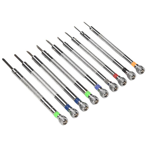 kit with 9 screwdrivers 9 Lame Reserve Base for Watches Watchmaker Tools 2