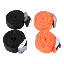 Surrningsremmar Knytremmar med KamlåS i Zinklegering, för Last, Redskap, Cyklar och Mer (4-Pack)
