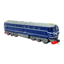 Simulation pour Enfants 1:87 Alliage Modèle de Locomotive à Combustion Interne Jouet de Train Acousto-Optique Jouets pour Enfants Cadeau (A)