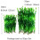 Piante di Plastica Decorative Artificiali per Acquario nel Plastica da 20 Pezzi (20 Pezzi Verde) 2
