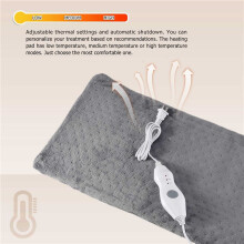 Extra Large Electric Heating Pad for Back Pain and Cramps Relief 12X24 Inch -Soft Heat for Moist & Dry Therapy US Plug