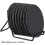 4 PCS Round Slate Black Coasters Handmade Coasters for Drinks, Beverages, Wine Glasses 5