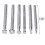 6Pcs Leather Stamping Tools Leather Working Saddle Making Stamps Set Special Shape Stamp Punch Set Leather  Tools 2