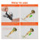 Compression Sleeve Puller Tool Ferrule Puller for 1/2 Inch Compression Fittings, Stop Compression Ring Removal Tool Pipe 3