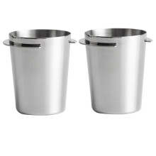 2 Pcs 51mm Coffee Dosing Cup Stainless Steel Coffee Dosing Cup Coffee Machine Removable Accessories for Coffee Machine