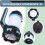 LED Lantern Camping Flashlight Rechargeable Waterproof Searchlight Outdoor Emergency Multi-Function Searchlight,B 4