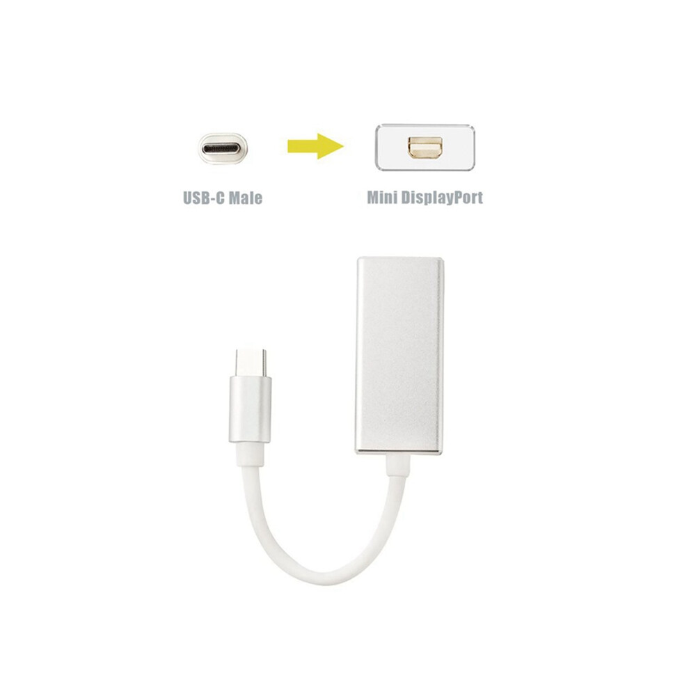 Usb3.1 Type-C To Display Port Dp Adapter, Usb-C To Dp Converter Usb Type-C Male Connector, For Book 4714149764100