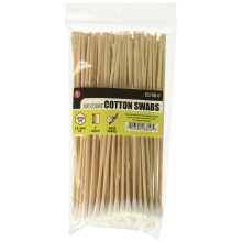 SE Bastoncini di Cotone da 6" con Manici in Legno (3 Pacchi da 100) - CS100-6-3