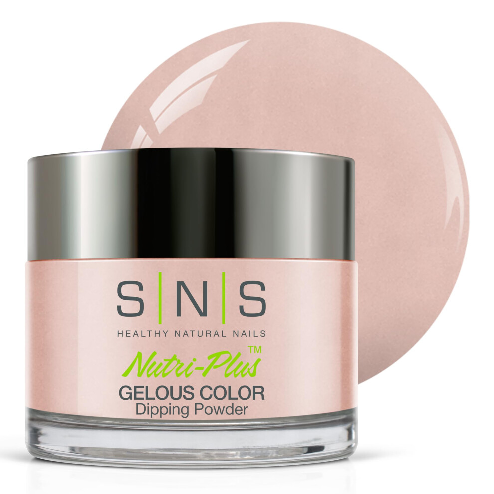 Sns Healthy Natural Cream Sns Nail Dip Powder, Gelous Color Dipping Powder - La Boom (Natural Nudes/Tan, ) - Long-Lasting Dip Nail Color Lasts 14 Days - Low-Odor & No Uv L