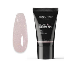 LEGACY NAILS SMART BUILDER GEL 1oz - Odor-Less, Full-Color Coverage, Advanced Viscosity Formula, Perfect for Sculpting Nail Extensions (Coton Candy)