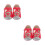 2Paires Chaussures Bébé Rouge Confortables Material Antidérapant 4
