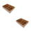 2Pièces Rangement Bois Multi-Grilles Organiseur 7
