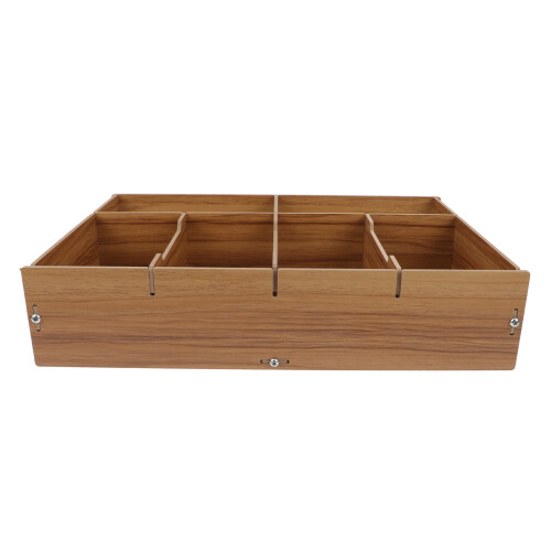 2Pièces Rangement Bois Multi-Grilles Organiseur 1