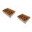 2Pièces Rangement Bois Multi-Grilles Organiseur 8