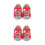 2Paires Chaussures Bébé Rouge Confortables Material Antidérapant 6