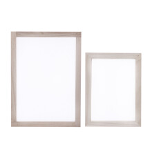 6Pièces Cadres En Bois Beige Pour Fabrication DIY Résistants