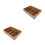 2Pièces Rangement Bois Multi-Grilles Organiseur 6