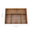 2Pièces Rangement Bois Multi-Grilles Organiseur 11