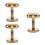 3Pièces Supports Main Courante Acier Inox Durable Maison 7