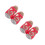2Paires Chaussures Bébé Rouge Confortables Material Antidérapant 3