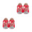 2Paires Chaussures Bébé Rouge Confortables Material Antidérapant 8