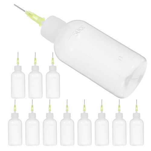 36Pièces Colle Plastique Transparent Embout Fin Usage DIY 1