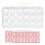 2Sets Practical White Plastic Bottle Container with 18 Compartments 1