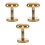3Pièces Supports Main Courante Acier Inox Durable Maison 6