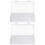 2Sets Practical White Plastic Bottle Container with 18 Compartments 5