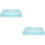 2Pièces Plateau Gyro Rectangulaire Jeu Plastique 9