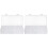 2Sets Practical White Plastic Bottle Container with 18 Compartments 3