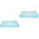 2Pièces Plateau Gyro Rectangulaire Jeu Plastique 7