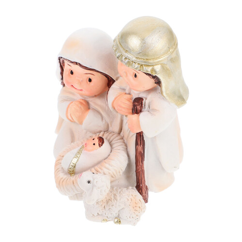 2Ensembles Figurines Résine Design Cartoon Pour Noël
