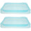 2Pièces Plateau Gyro Rectangulaire Jeu Plastique 8