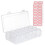 2Sets Practical White Plastic Bottle Container with 18 Compartments 9