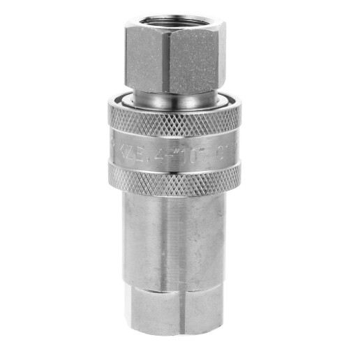2Pièces Connecteurs Hydrauliques Vite- Acier Carbone Argenté 1