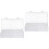 2Sets Practical White Plastic Bottle Container with 18 Compartments 4