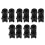 20Pièces Pièces De Rechange Noires Pour Accessoires Shooter 5