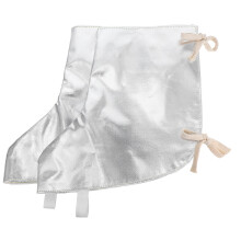 4Pairs Aluminum Foil Welding Shoe Protector Covers Silver Durable Use